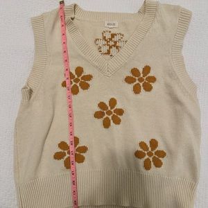 Roolee Embroidered Sweater Vest